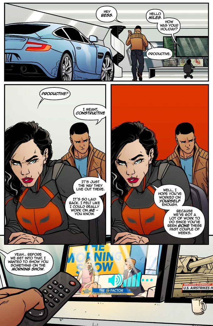 SignalComics's tweet photo. The brilliant art of @ChrisPandArt showing the moment that Darkfox and Greyfox go their separate ways.
Find out more about #TheSFactor on #Kickstarter here 🙂👍 https://t.co/wwqfx9BAIy
#superheroes #comics #comicbooks #comicbookart https://t.co/1WJccgSZTk