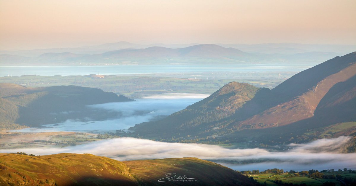 An image taken last Friday on the way up Helvellyn with <a href="/lensdistrict/">Stuart McGlennon</a> we stopped for one of my many 'rests' and had this beautiful view over Bassenthwaite towards Scotland #lakedistrict #Cumbria #landscapephotography