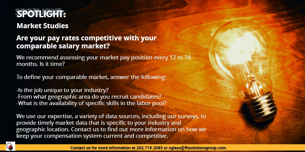 fhsg's tweet image. #SolutionsSpotlight #Marketstudies #compensationanalysis #compensation