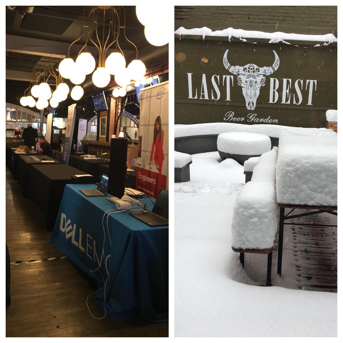 CDWCanada's tweet photo. 1 hour until doors open in Calgary! Stay warm at #CDWBTEX, our expo floor is filled with the hottest technology! https://t.co/VRdrSjJ7Bf