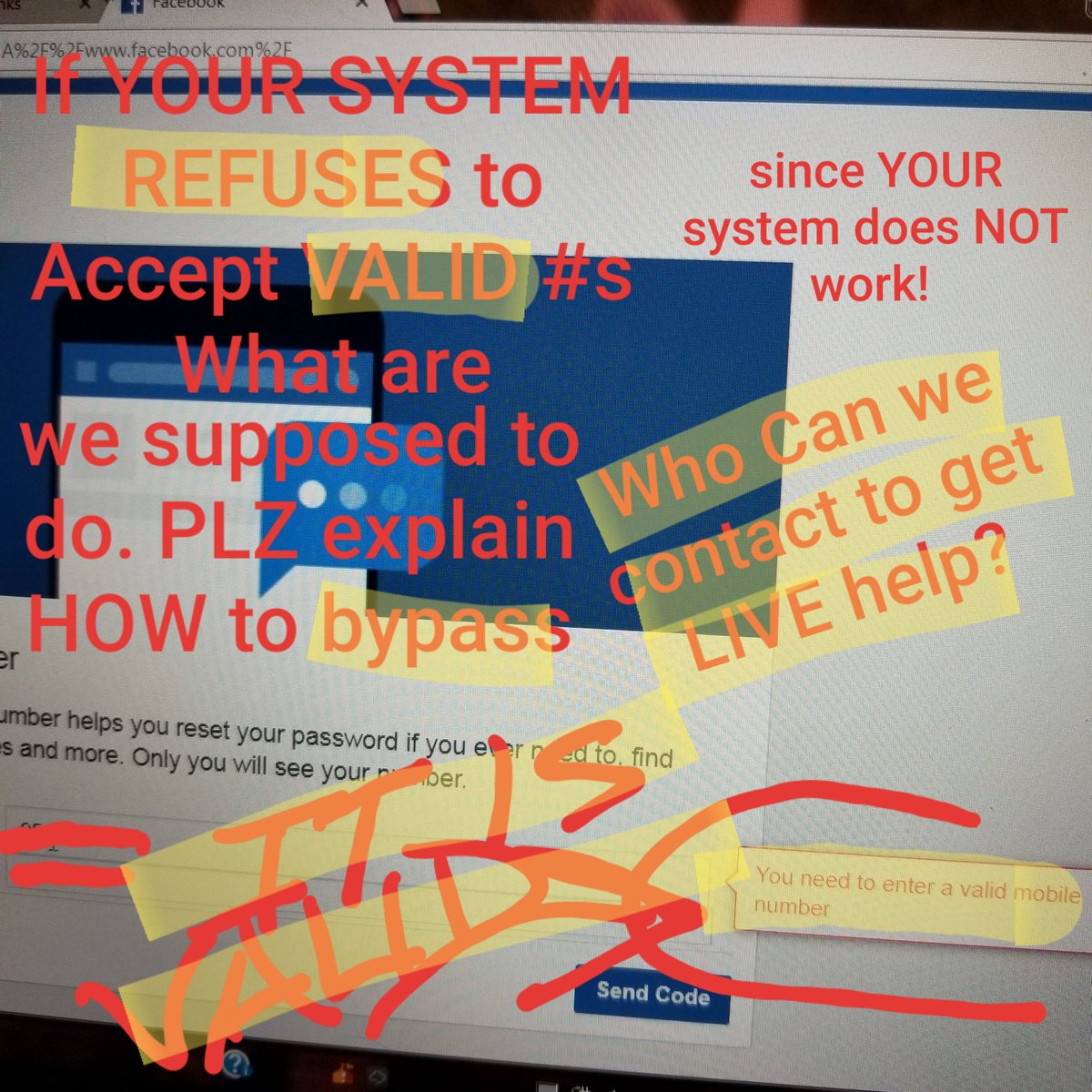 CBD4Charity's tweet image. @facebook you have LOCKED me out of my OWN acct NOW I think it&apos;s been #Hacked. Your system tells me my #MobileNumber I hv had for 32YRS is NOT Valid WTF?? My #BizPage #FelineNFeathers has SAME# YOUR system is Flawed! How do I get in to FIX this IF you DO NOT let me in to FIX it?