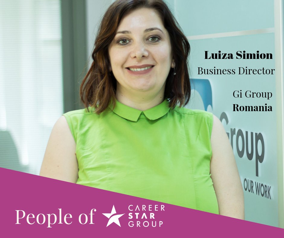 careerstargroup's tweet photo. Meet Luiza Simion of @GiGroupRomania in #Romania! With over 14 years in #careertransition, she is skilled in professional #evaluations and #assessment, making the most of #outplacement programs for our clients. #peopleofCSG https://t.co/UUwJY1og3N https://t.co/YU8Ra5shJb