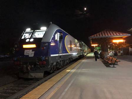 SJCOG's tweet photo. Be in Sacramento by 8AM and home by dinner. No traffic. No frustration. Apply for your free first ride here: https://t.co/UlXB2N3JkI #OnTrackToSac #FirstRideFree @SanJoaquins https://t.co/jKzImsCSbf