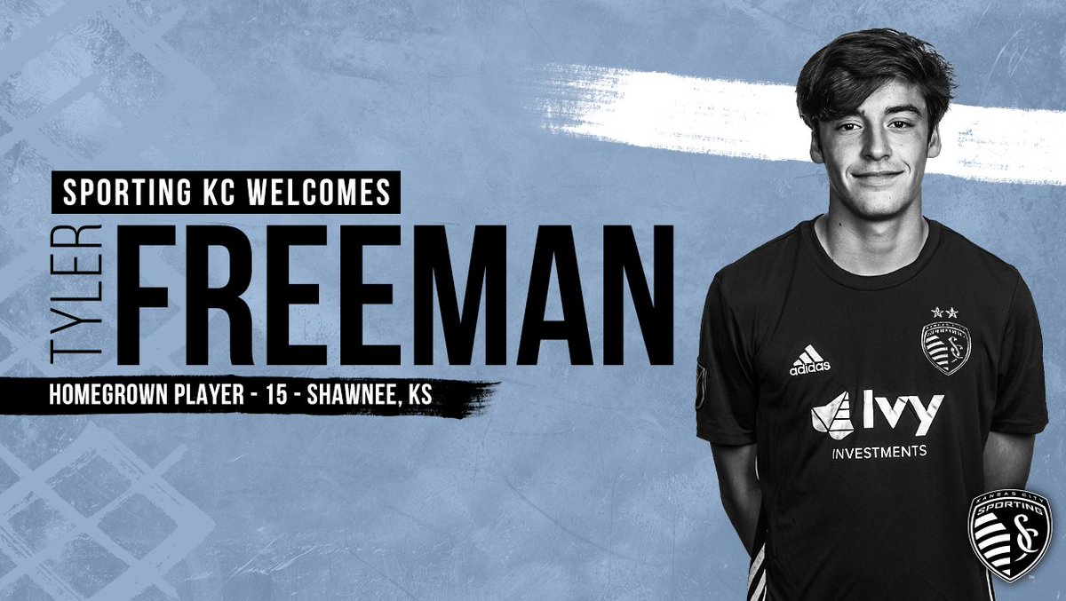 SportingKC's tweet photo. NEWS: #SportingKC signs 15-year-old @tylerfreeman23 as a Homegrown Player - the 10th Homegrown in club history.

📰 https://t.co/Mco11BTzVI https://t.co/mwYWy7q1wC