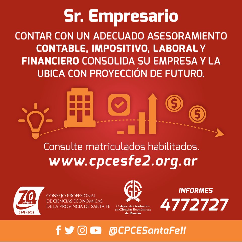 CPCESantaFeII's tweet image. #Institucional: Sr. Empresario.
👉 Para un adecuado #asesoramiento contable, impositivo, laboral y financiero ➡ Consulte matriculados habilitados.
🌏 cpcesfe2.org.ar
Informes: 📞 341 4772727
