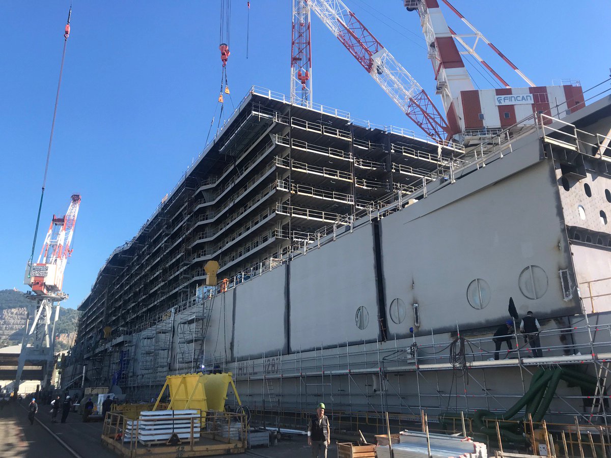 VirginVoyages's tweet photo. Ship is looking good! #Shiptease https://t.co/8YflQxWYVc