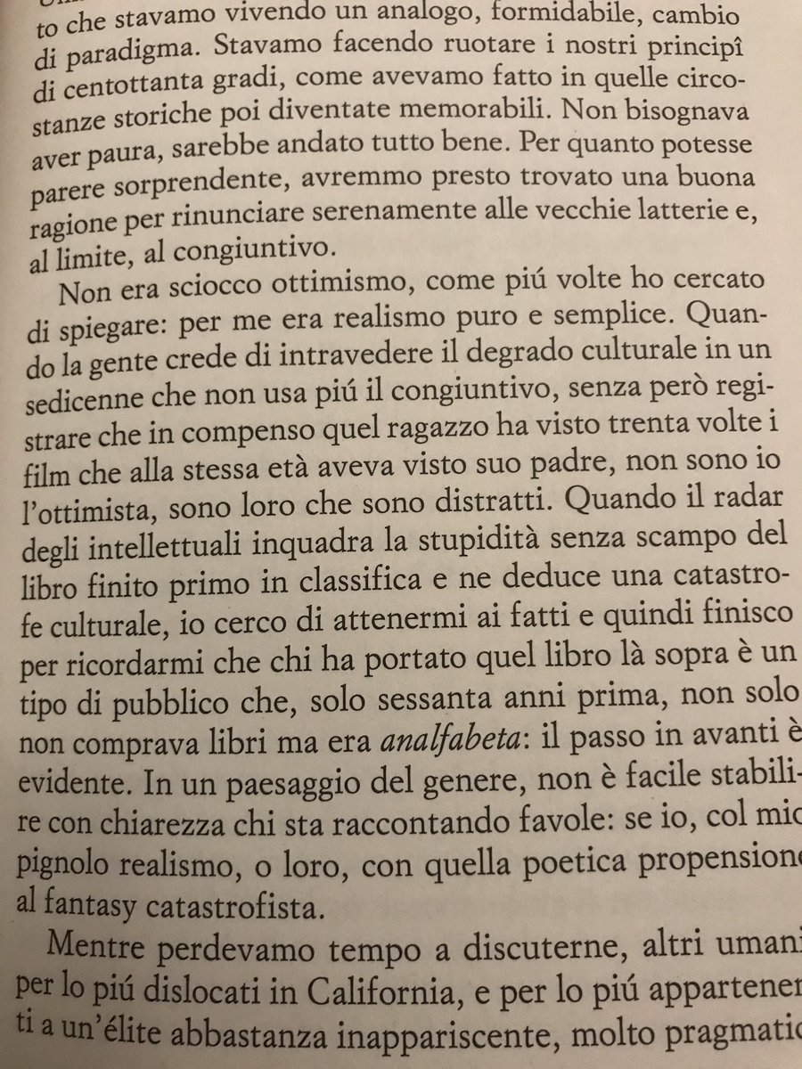 biancodaniela's tweet image. “... non sono io l’ottimista, sono loro che sono distratti.” ... e siamo solo a pagina 9... @bariccoale #TheGame