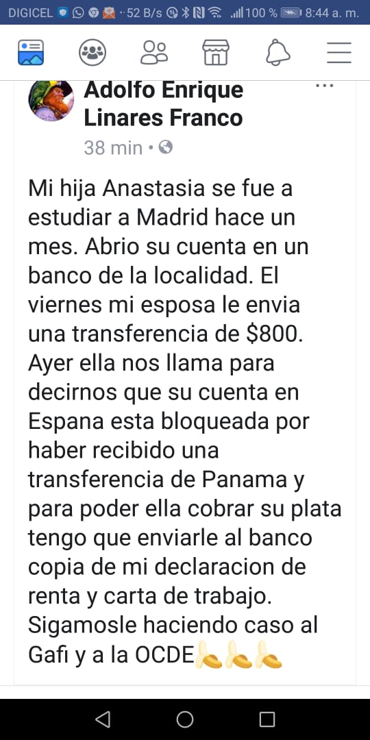 JCTapiaLMB's tweet photo. Esto me lo mandó un amigo, de lo que le pasó a abogado Linares. Estamos tan desprestigiado como país? https://t.co/Uzsp6Evu8B