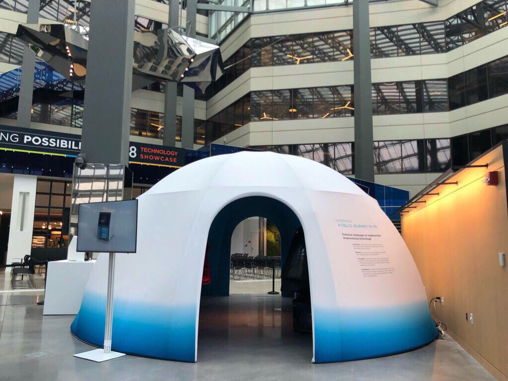 gopositron's tweet photo. Experience the future of life-saving medicine at #EP18 Oct 3-6! #Voyager shows you how @DraperLab is #EngineeringPossibilities by changing how cutting-edge immunotherapies are made. Free and open to the public! https://t.co/5tPZwtAvGL #VirtualReality #VRImmersion #ComeFindUs https://t.co/T9r0AQk7fb