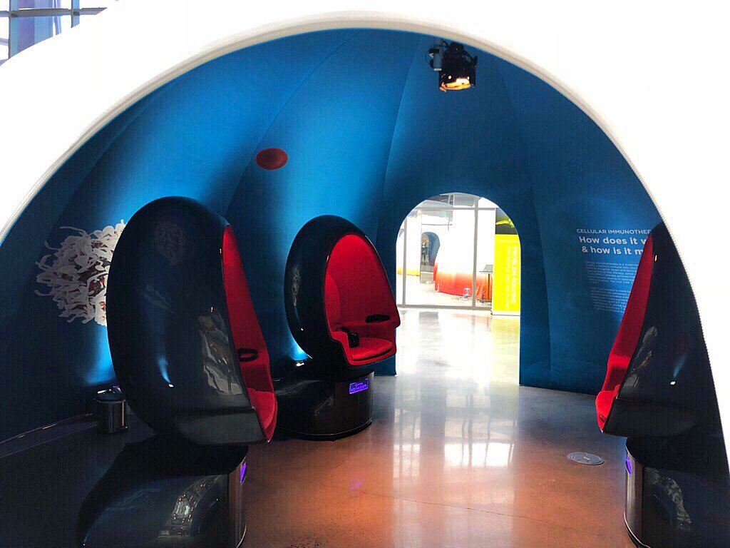 gopositron's tweet photo. Experience the future of life-saving medicine at #EP18 Oct 3-6! #Voyager shows you how @DraperLab is #EngineeringPossibilities by changing how cutting-edge immunotherapies are made. Free and open to the public! https://t.co/5tPZwtAvGL #VirtualReality #VRImmersion #ComeFindUs https://t.co/T9r0AQk7fb