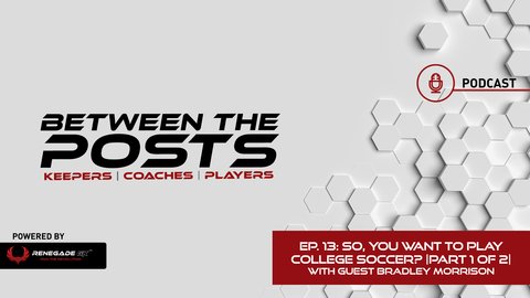 RenegadeGk's tweet photo. The NCAA estimates that out of approx. 450k male players, only a total of 25,000 end up participating in college soccer. We discuss the process of playing at the collegiate level started on the #BetweenThePosts #podcast https://t.co/O1eHQs94Pa #collegerecruiting #soccer #keepers https://t.co/IfrE1H6NgD