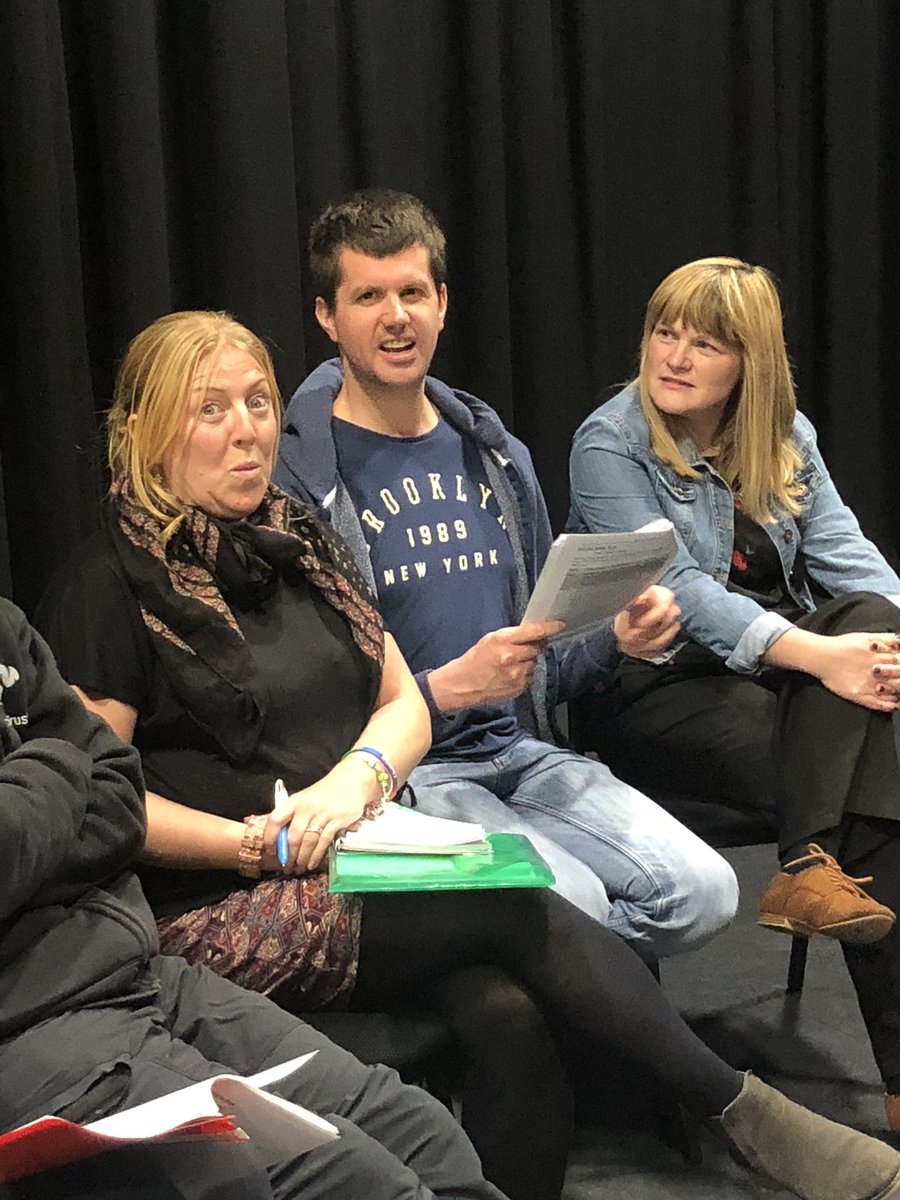 wtg_uk's tweet image. First read through of this years WTG panto with the cast! 

What’s it going to be?!?!? Go on! Have a guess! We bet you won’t get it!!