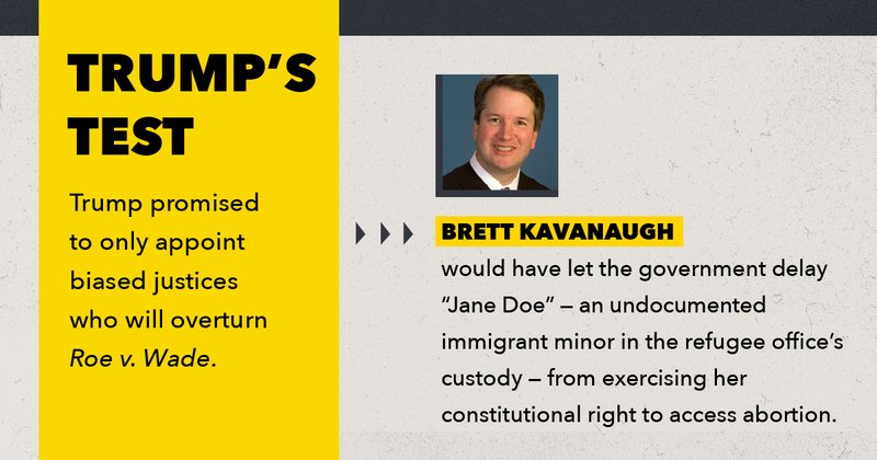 This is unacceptable. We will not support Brett Kavanaugh for SCOTUS.

#SaveSCOTUS