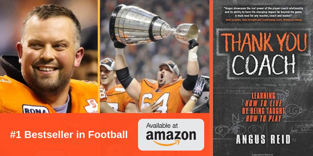 Congrats to my friend <a href="/angusreid64/">Angus Reid</a> on the success of his 1st book: "Thank You Coach: Learning How To Live By Being Taught How To Play." Here's a link to the podcast episode I had w/ Angus where he shares his story. In it, there's a link to his new book bit.ly/2KuOjAE
