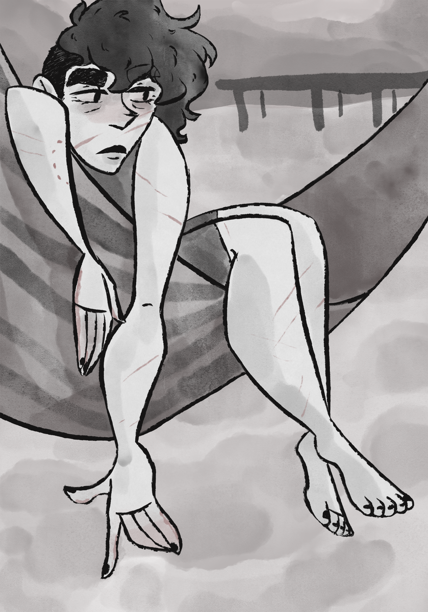 twoostdraws's tweet photo. in a constant state of unrest #inktober https://t.co/CUOiHJ7FwW