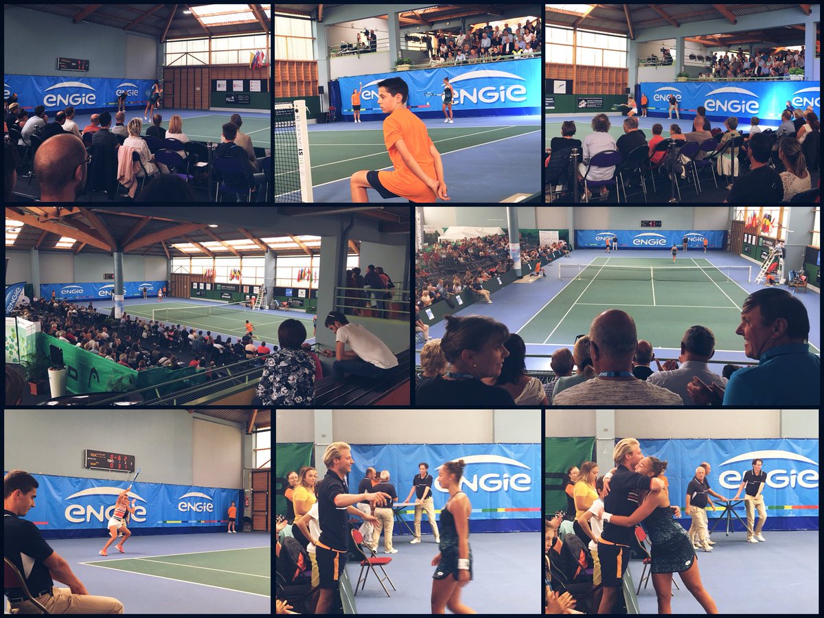 engieo11's tweet photo. Retour en images sur la finale du 12ème Engie Open Clermont 👏🏼🏆🇫🇷 #engieo18 #tennis #finale #dimanche #engie #fft #itf https://t.co/OxhLTuHE1a