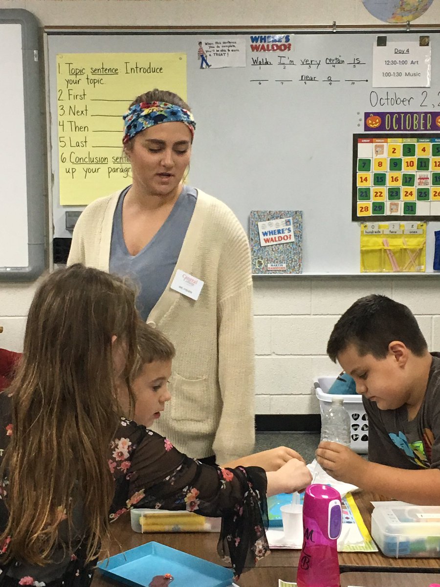 CentralCollEd's tweet image. Education majors in Block 3 are teaching engaging science lessons this week!