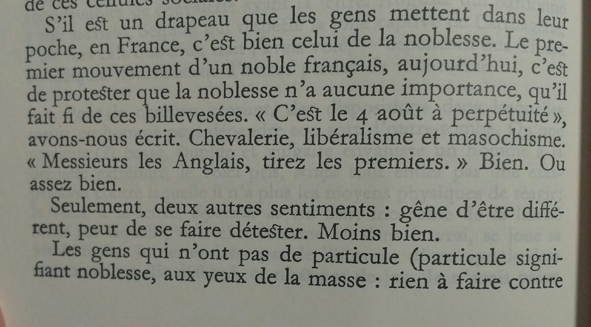 Pulp Liberal On Twitter La Noblesse Francaise En France Selon Montherlant En 1934 Chevalerie Liberalisme Et Masochisme