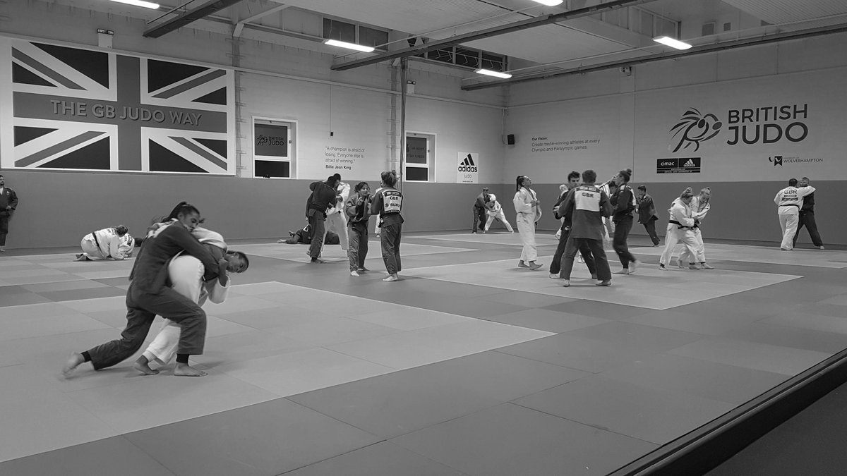 Holmesphysio's tweet photo. Great weekend at ONST 4 with @BritishJudo . Back for national randori tonight #throwforippon https://t.co/8pxwt465ux