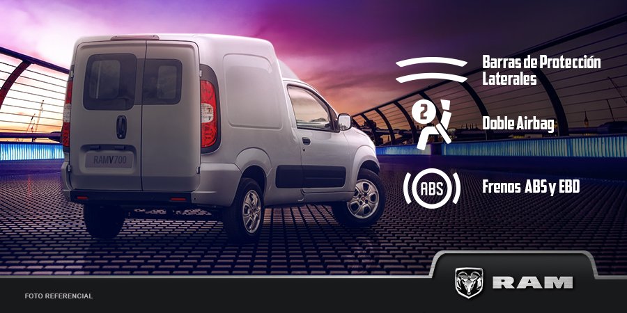 Recorre tu camino con total seguridad gracias a los atributos únicos que te brinda #RamV700. Cotízala hoy mismo: brand.pe/EqO4N
