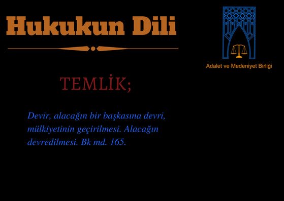 Günün Kelimesi - TEMLİK
