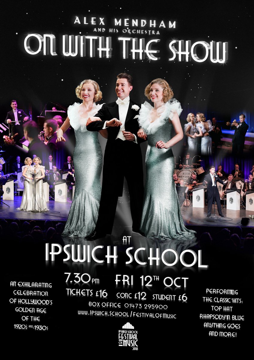 AlexMendhamOrch's tweet image. After our concert at Southend Palace Theatre next Wed 10th, we'll be performing our fabulous concert at the fantastic @ipswichschool on Fri 12th! BOOK your tickets now! wolseytheatre.co.uk/shows/fom-alex…