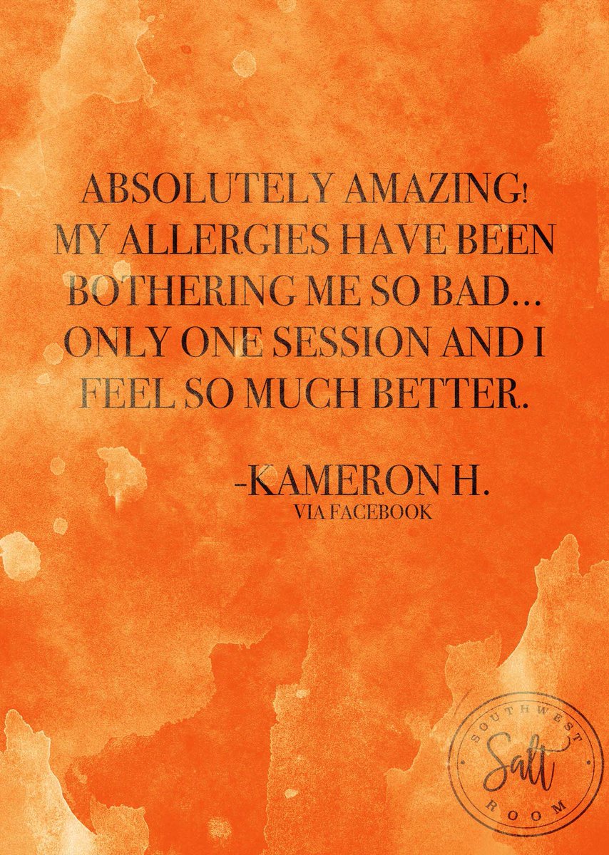 SWSaltRoom's tweet image. We always enjoy seeing results from our clients. Especially when they heal with drug-free alternatives. Thank you for the love Kameron!