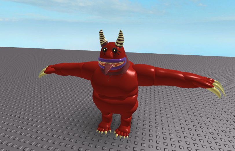 Fabiox99 On Twitter Red Demon V1 For Roball01 S Sds Game Kek Roblox Robloxdev - demon script roblox