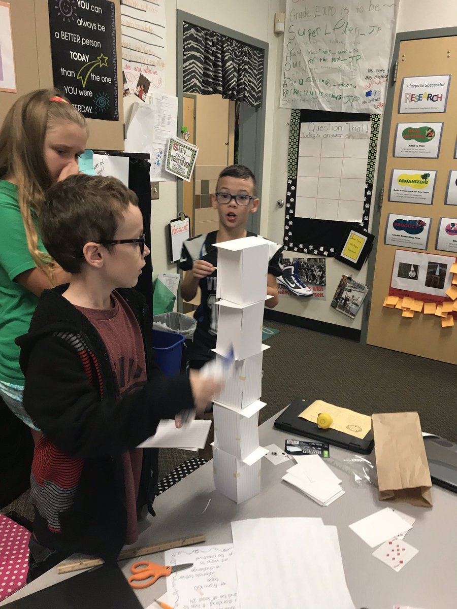 angie_jeffcoat's tweet photo. EXPO S’s working collaboratively using specific materials to create an index card tower! This Engineering challenge provided opportunities for S’s to build on their schema &amp; flexibility in design. #realworldthinking #usingeachothersstrengths @dunlevy_mary @MrsCritton @amyharp327 https://t.co/u0Mgnu0cSE