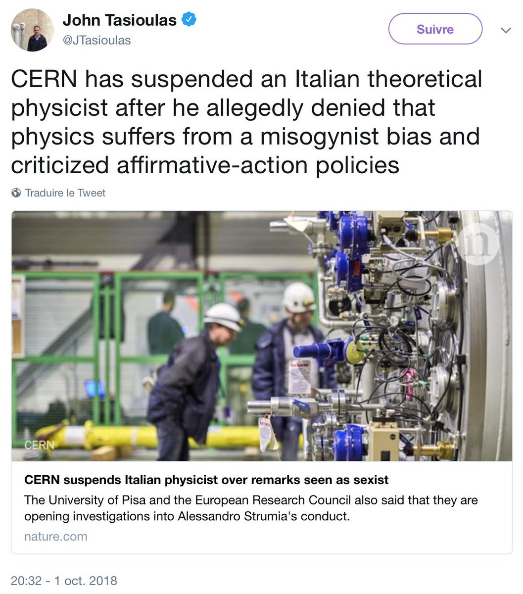 phl43's tweet photo. On the left is what happens when a male professor questions the feminist dogma about women in science.

On the right is what happens when a female professor fantasizes about mutilating white men.

In other news, we totally live in a white supremacist patriarchy, never forget it. https://t.co/e1SE509oQw