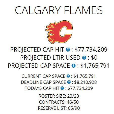 calgary flames cap friendly