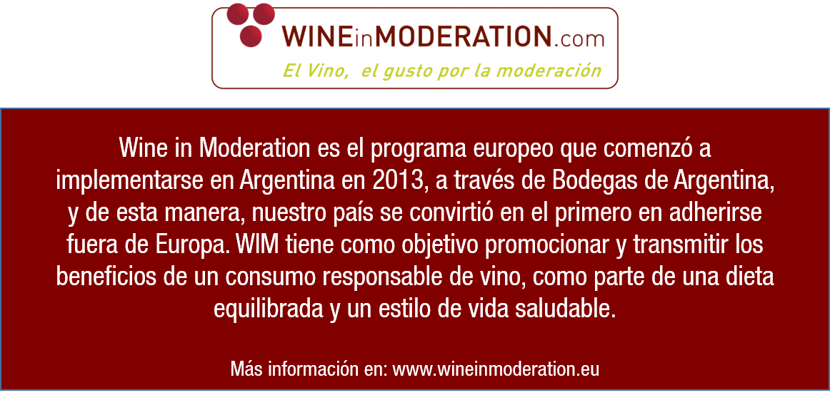 Bienvenido Wine in Moderation a VCS2018. 
#SoyResponsable #WIMArgentina #ConsumoResponsableDeVino
