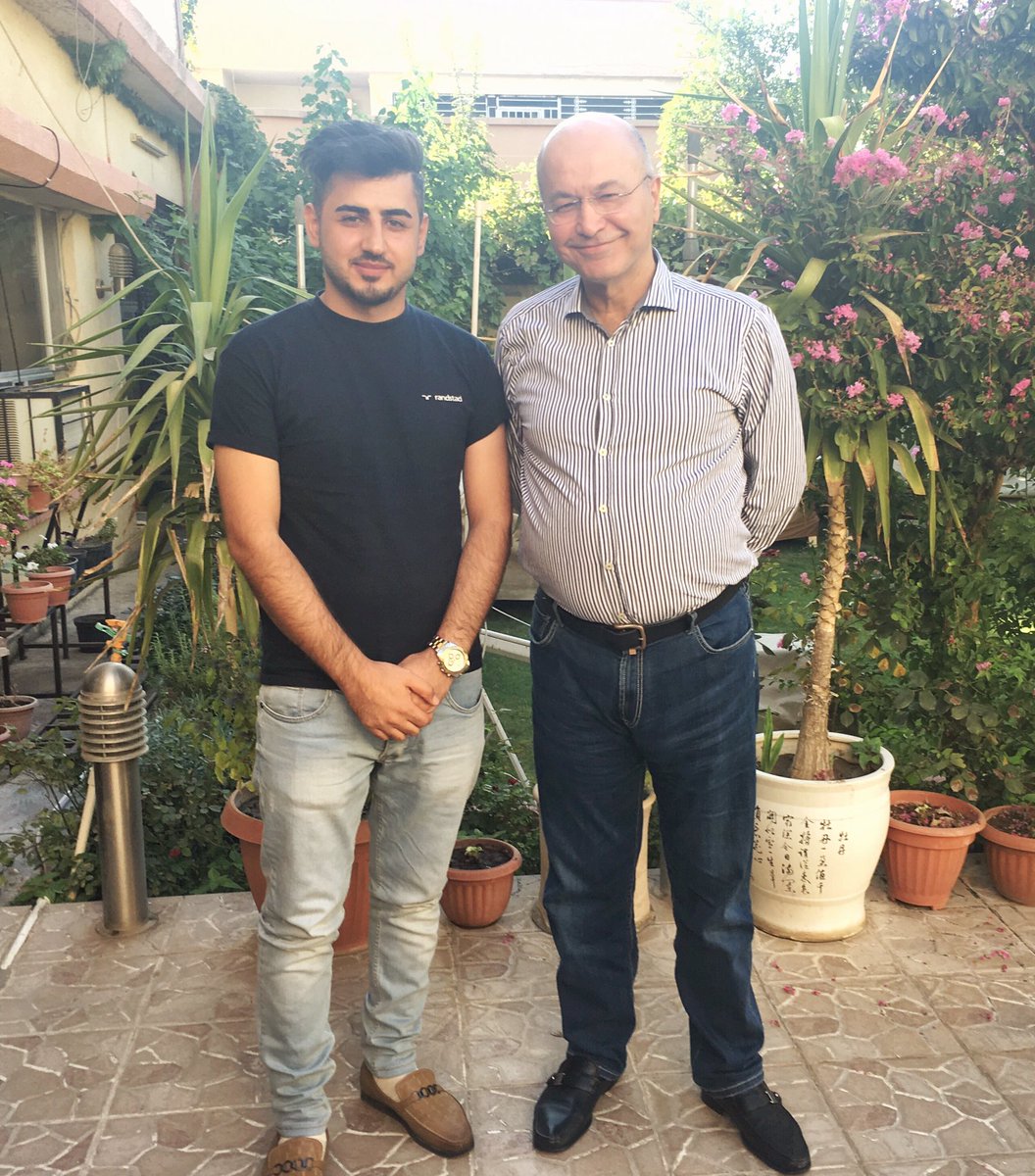 Peshawaaaa's tweet photo. congratulation to @BarhamSalih The newly elected president of Iraq,  we are with you Faxamat.
#barhamsalih #presdentofiraq https://t.co/VkIyPYAs4v