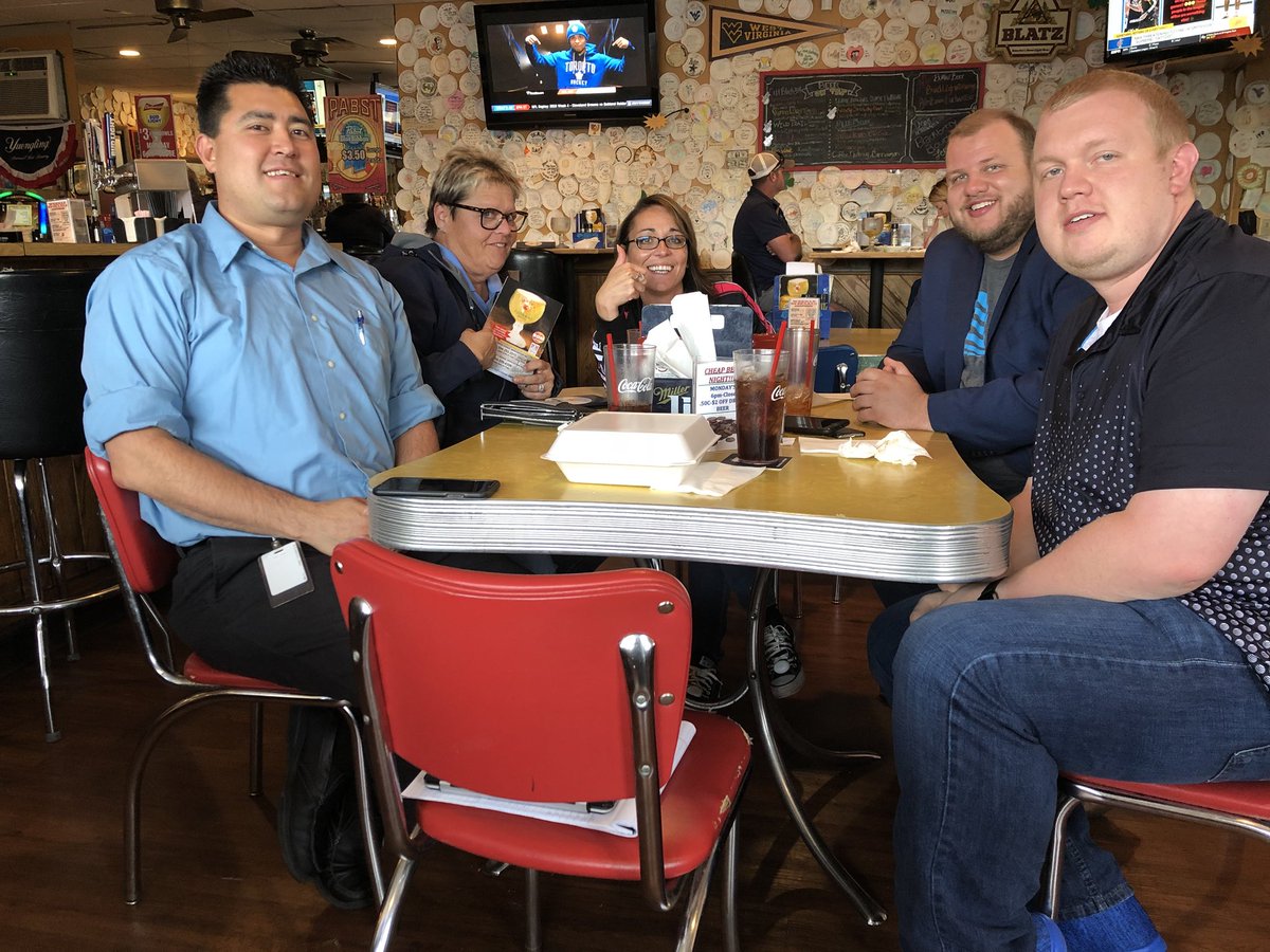 Lunch while Partnering with Small Biz and Fleet Complete for a business expo in Morgantown!  #OHPA #WinLocal #growsmallbiz