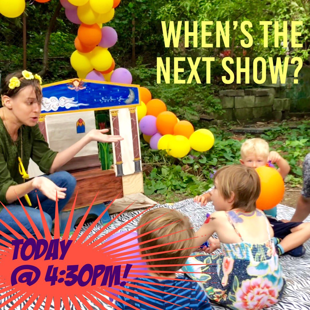 ShakesBears's tweet photo. Catch us today @sunnysideplays! #shakespeare #shakesbears #puppets #puppetshow #kidsshow #sunnyside https://t.co/QHYtkTCzg4