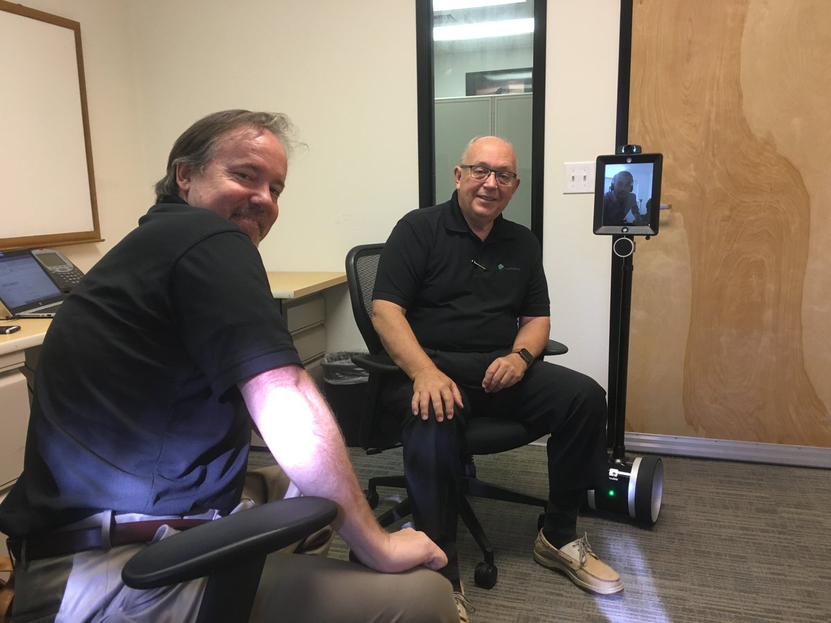 AuroraSecurIT's tweet image. Curious to how our employees who are remote have meetings with the team? Well this is how 🙌 @DoubleRobotics 

#techlife #tech #doublerobotics #innovativetech #newworkpractices #changingthegame #robot #aurora #cybersecurity #datasecurity