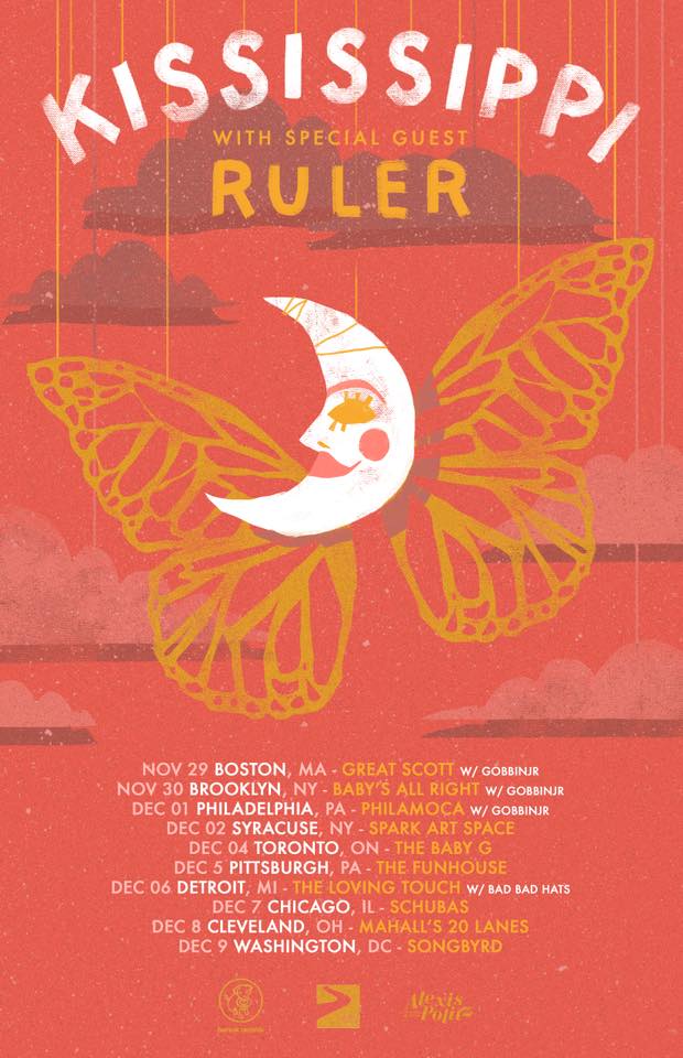 listentoruler's tweet photo. We're playing shows on the east coast with @kississippiPHL pretty soon!  Get tickets 10/5! https://t.co/Tuw5A2fGdS