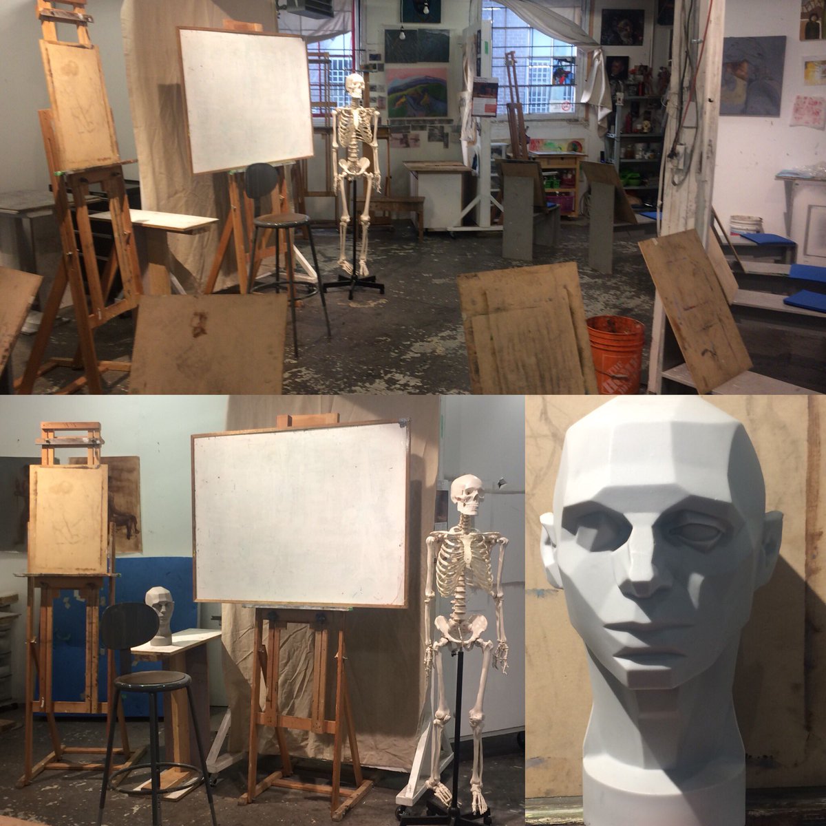 justogilvie's tweet photo. The calm before the storm...always love the feel of the studio just before a class. tonight we study LEGS in ‘Drawing the Figure: Anatomy’. Stoked!
#anatomy #drawingclasses #vancouverartclasses #workshops # learntodraw #canvasmethod #figurativerealism #basicinquiry #allaprima https://t.co/cD40lFzJhB