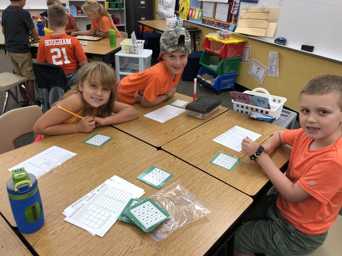 McCarthy_Crew2's tweet photo. Word work fun with a game of Boggle!! #bsecubs https://t.co/NeoAkIOaGQ
