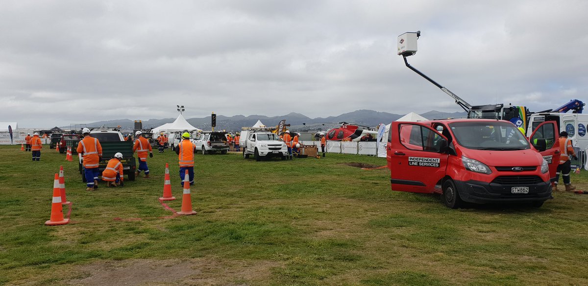 Annual Connection Event in Christchurch. Some pretty cool competitions. Go hard our Linesman friends.