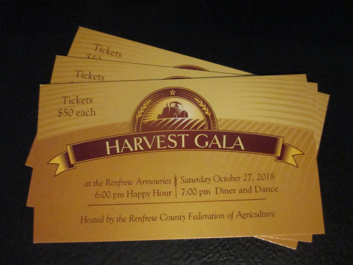 This years <a href="/RenfrewOfa/">Renfrew Ofa</a> Harvest Gala tickets are available. Oct. 27th. Get’em before they’re sold out! This years band, Sidewinder! #greatfood #greatentertainment #greatfriends Rt’s appreciated DM for more info.