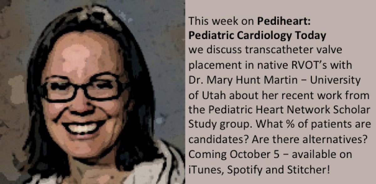 RobertHPass's tweet photo. Coming Friday 10-5-18 on the podcast! @primarychildren @MontefioreNYC #cardiology #transcathetervalve #pediatrics #children #catheterization #catheter @interactiveachd @ACHA_Heart @cchaforlife @PCHA_CHD @CHDinfonet @chdbabies https://t.co/QzYNfU0DZ6