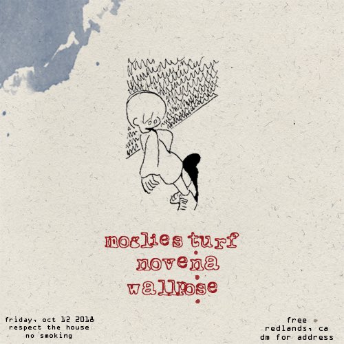 you guys wanna hit the dennys after this?

friday oct 12 we got a last minute redlands monster mash going on with our good friends! pls respect the house and pls be respectful of one another. show is free! wear a costume! all are welcome, just no headless horsemen allowed 🎃🕷