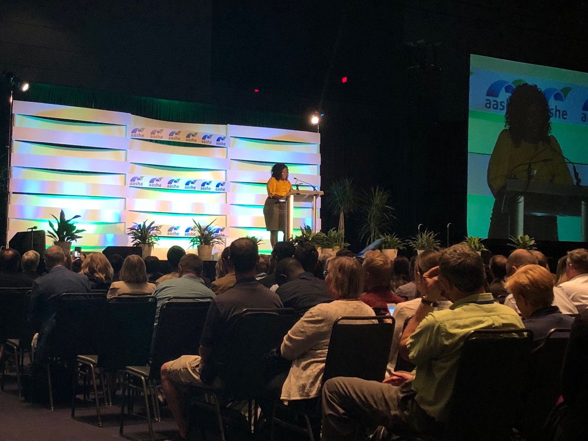 Excited to be at the 2018 #AASHE conference! #highereducation #Sustainability