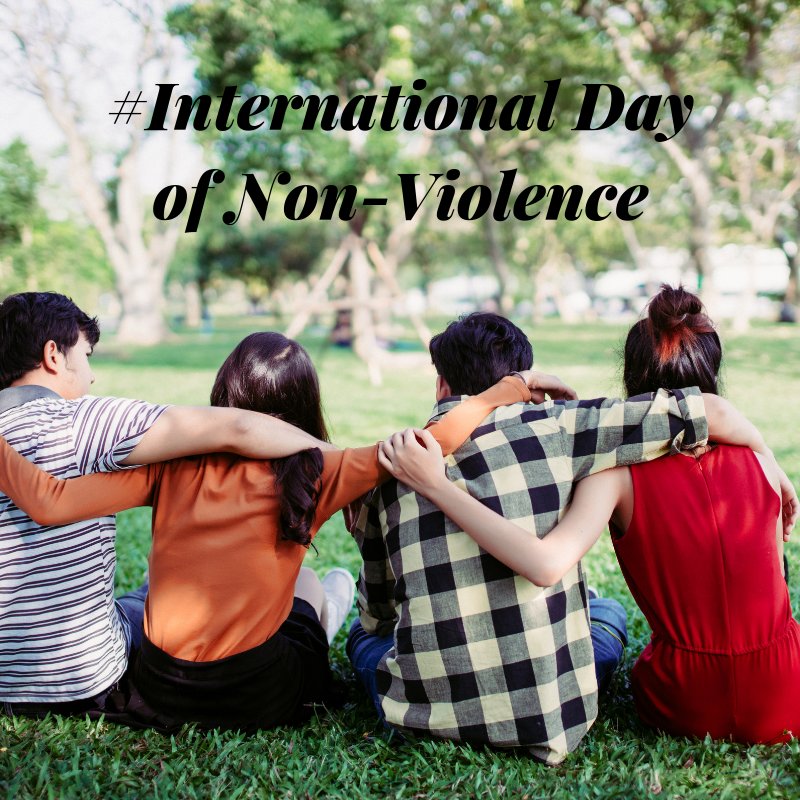Today is the #InternationalDayOfNonViolence, a day to promote peace through education and awareness. We’re proud to work every day to create a world that is filled with love and care, and one where conflict is resolved without violence.