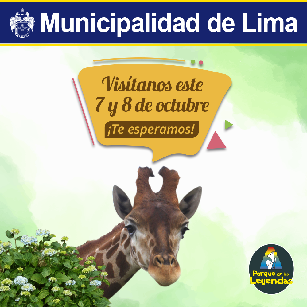 LasLeyendas's tweet photo. Para los interesados en venir al Parque de las Leyendas les contamos que atenderemos con normalidad de 9:00 a.m. a 5:00 p.m. ¡Los esperamos! https://t.co/812TS04KFj