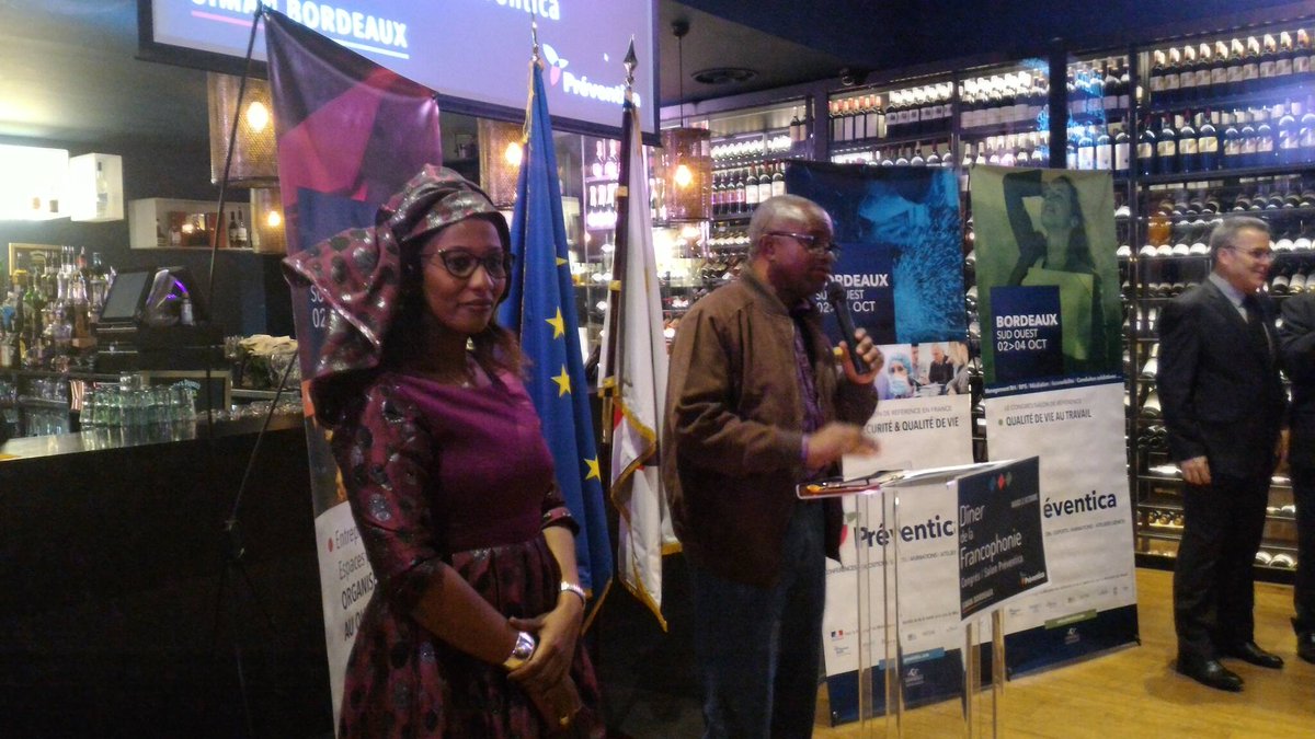 "Notre préoccupation 1ère est la diminution des risques professionnels et pour cela la prévention est primordiale." Innocent Makoumbou, secrétaire exécutif de la Conférence Interafricaine de la prévoyance sociale.