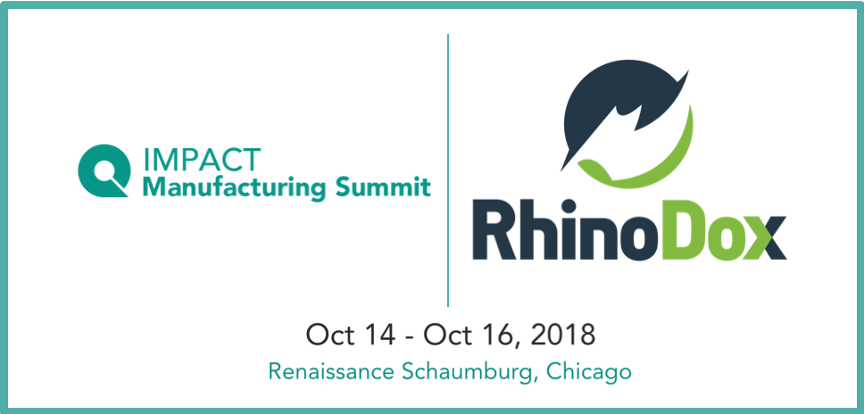 RhinoDox's tweet photo. Calling all Manufacturers! Are you attending the Impact Manufacturing Summit on Oct 14 - Oct 16? We will be exhibiting and would love to meet you! Let's schedule time to meet. #businesstransformation #continuousimprovement #digitaltransformation #industry4.0 https://t.co/Blr3xEvOEJ