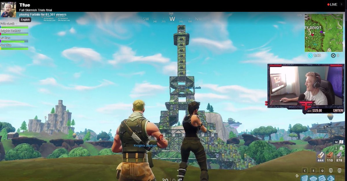 Fallskirmish Eiffel On Jumpic Com - fortnite fallskirmish spinandwin challenge 2 architect build the best recreation of the eiffel tower within one hour um the eiffel tower ttfue