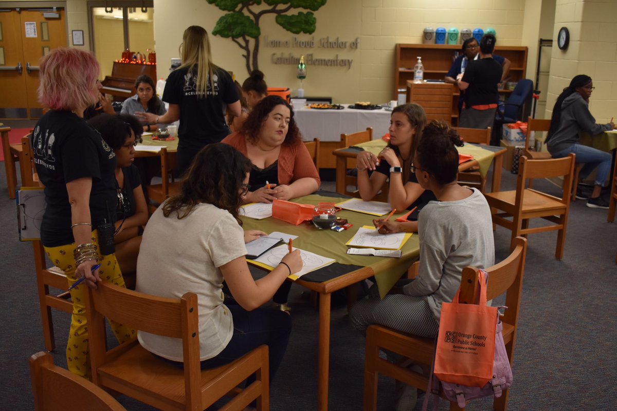 OCPSJobs's tweet photo. Not only did the students tour classrooms but they came back and collaboratively discussed what they saw. #extendthelearning @Catalina_OCPS https://t.co/IvGN0DQut4